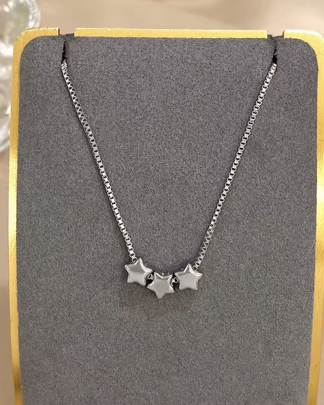 Colar Trio de Estrelas