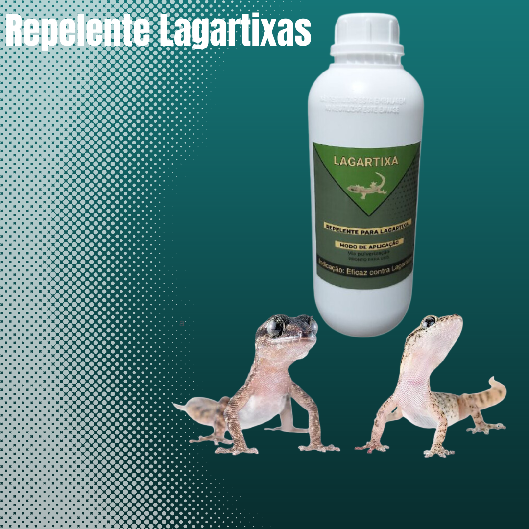 Para Afastar Lagartixa 01 lt Repelente Liquido Específico