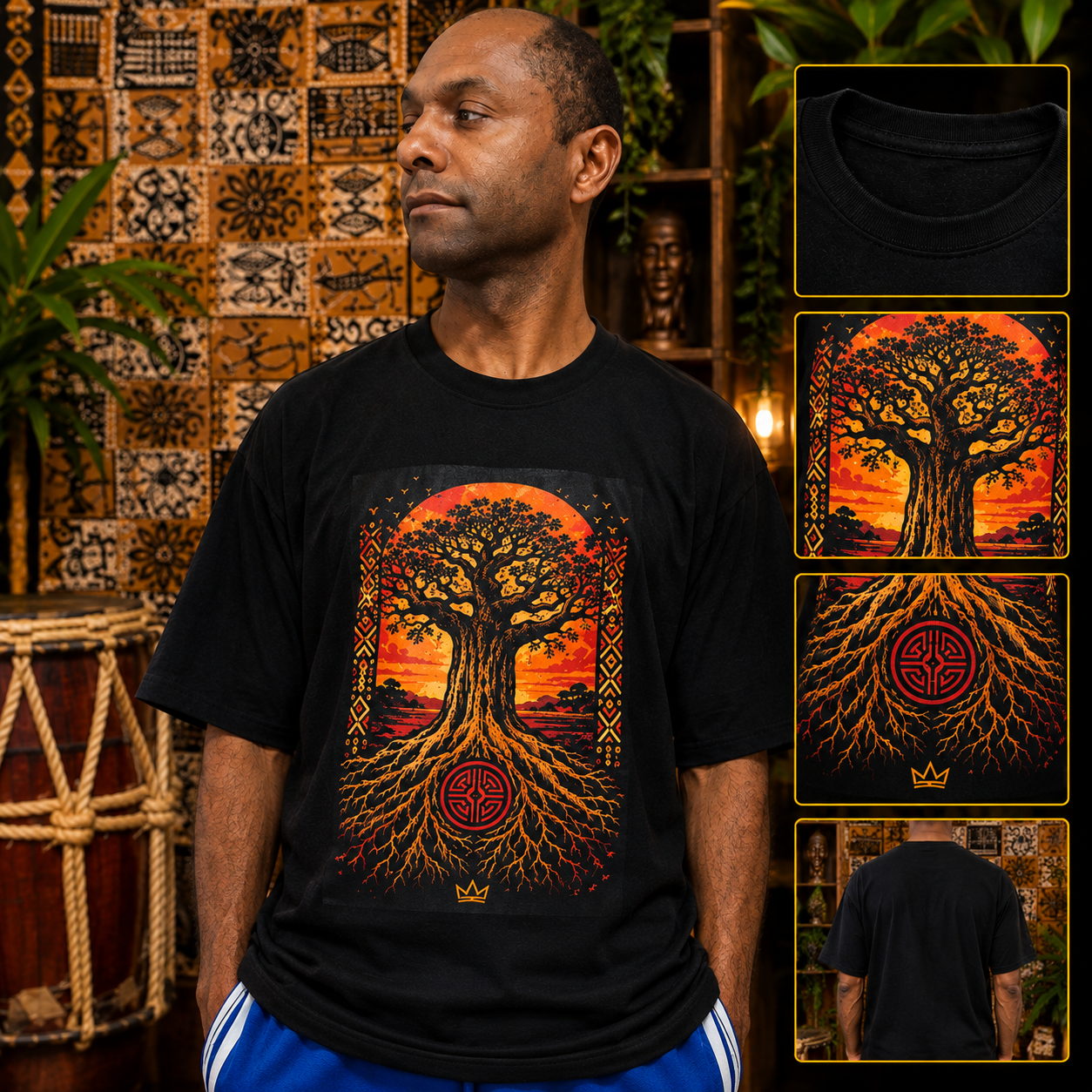 Camiseta Baobá – Coleção Raízes | Estilus Black