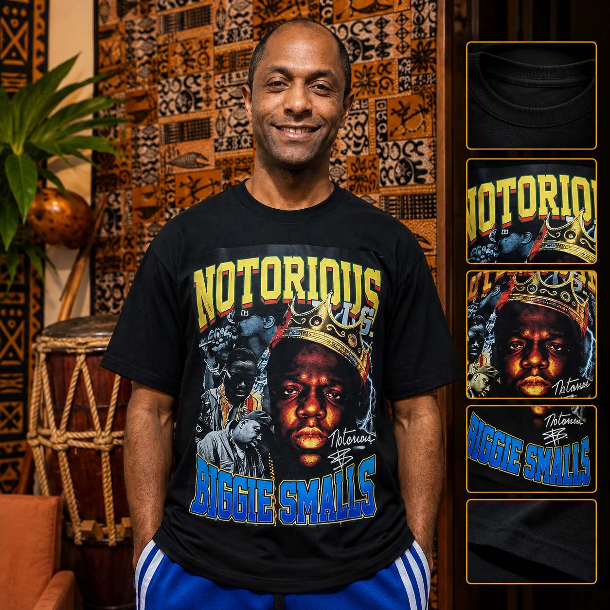 Camiseta Notorious B.I.G. – Biggie Smalls | Estilus Black