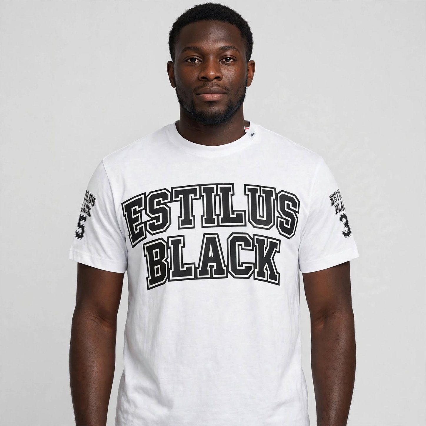 Camiseta Branca Estampa Estilus Black - Streetwear