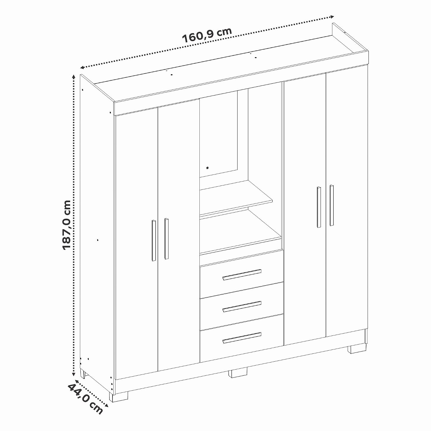 GUARDA ROUPA NT 5015