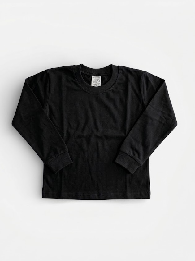 Camiseta Manga Longa com Punho 100% Algodão