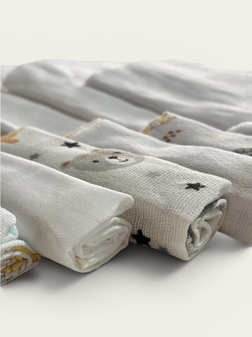 Kit enxoval bebê Branco/Neutro