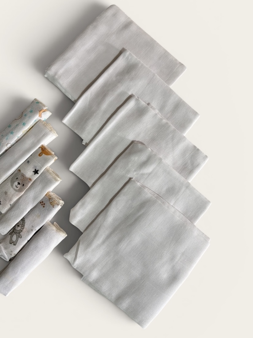 Kit enxoval bebê Branco/Neutro