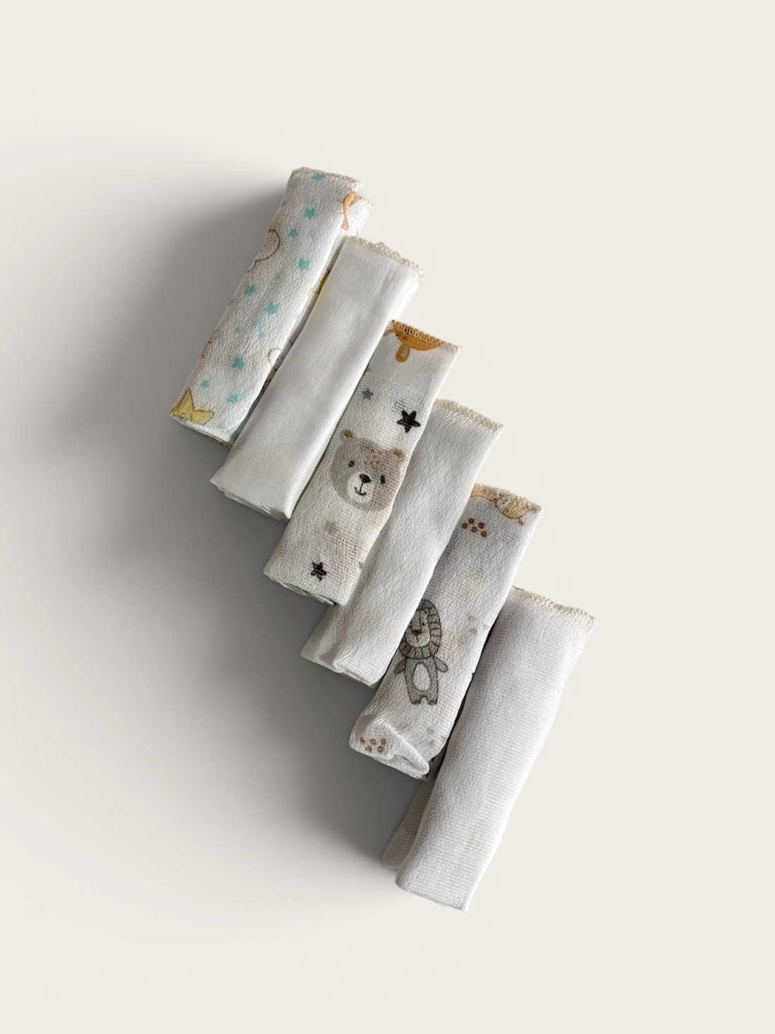 Kit enxoval bebê Branco/Neutro
