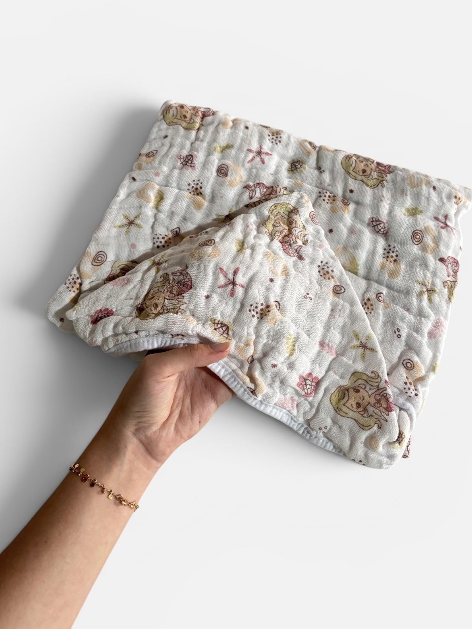 Toalha de banho soft com capuz infantil