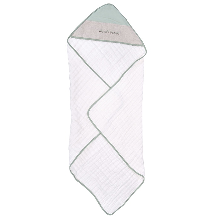 Toalha de banho soft com capuz minimalista nature infantil