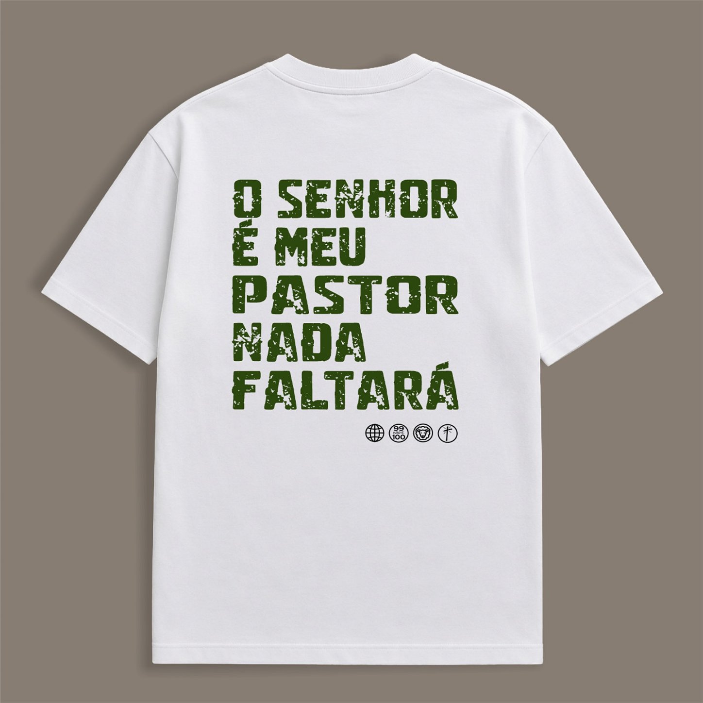 CAMISETA OVERSIZED O SENHOR É MEU PASTOR