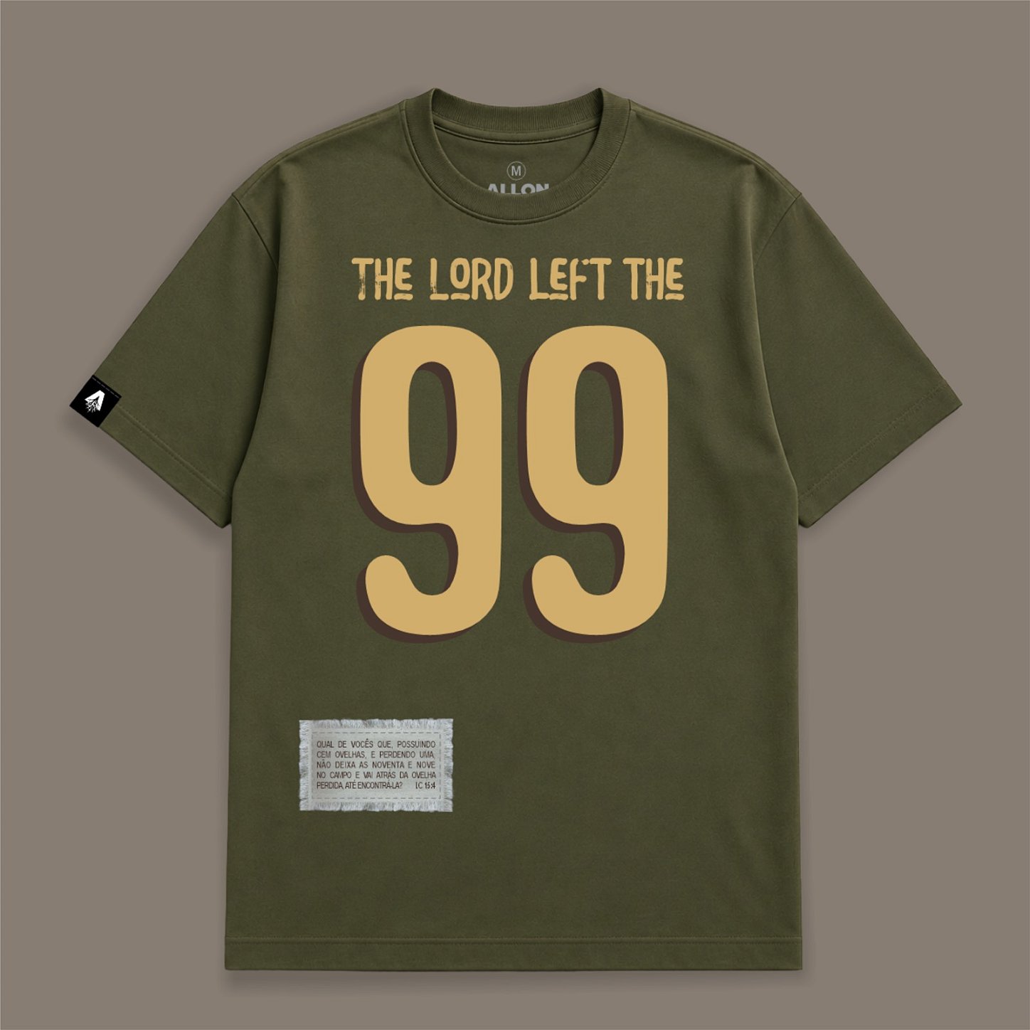 CAMISETA OVERSIZED 99 NÃO É 100