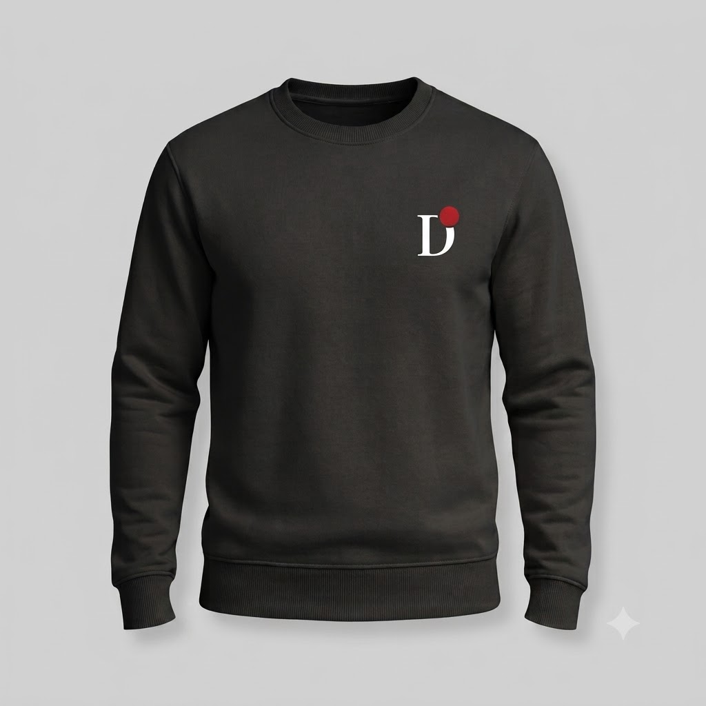 Moletom D.ORIGAN® Essential Preto
