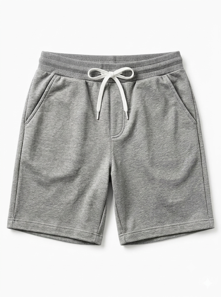 Bermuda Moletom D.ORIGAN® Essential Cinza