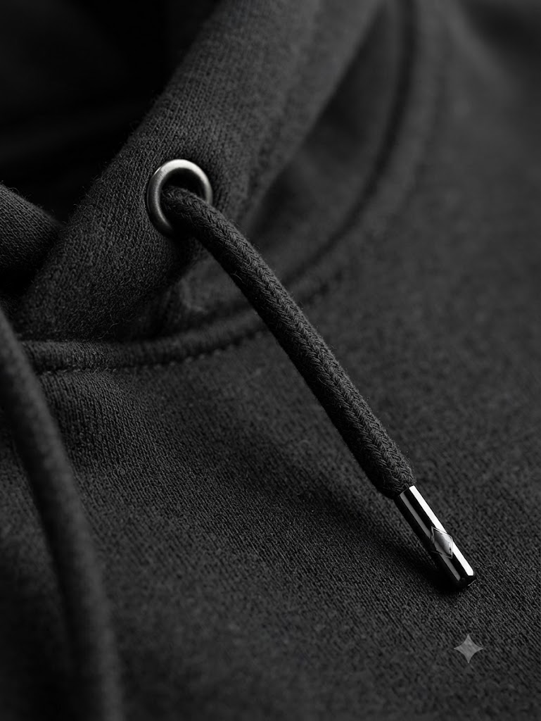 Moletom Premium com Capuz Essential Preto