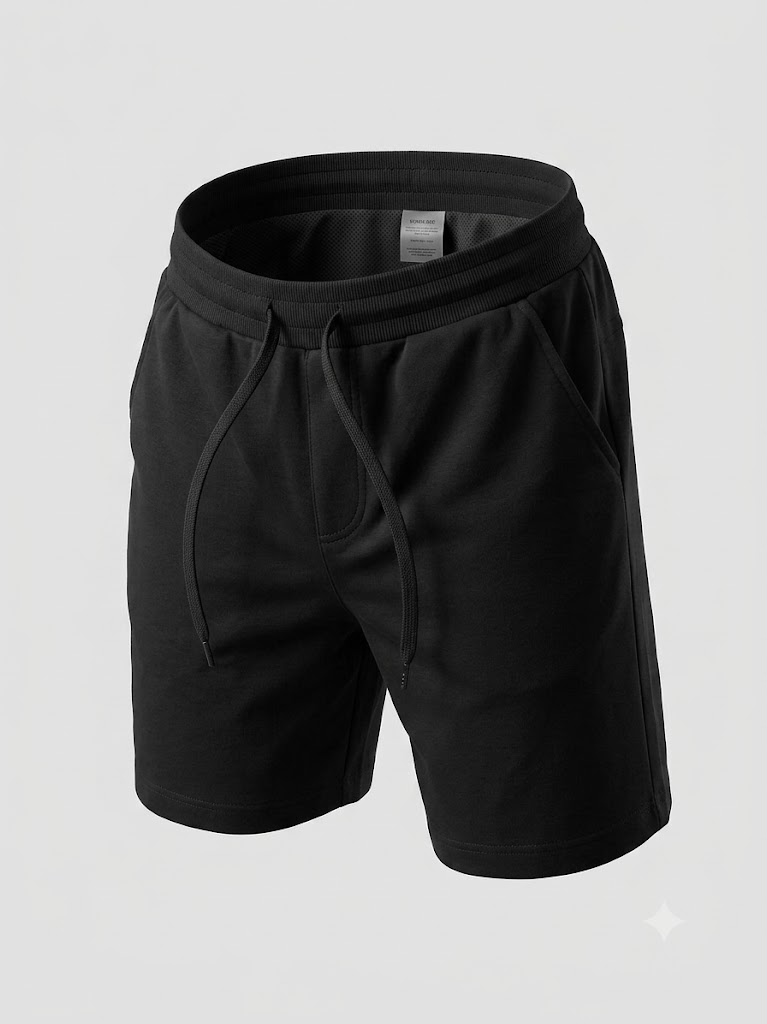 Bermuda Moletom D.ORIGAN® Essencial Preto