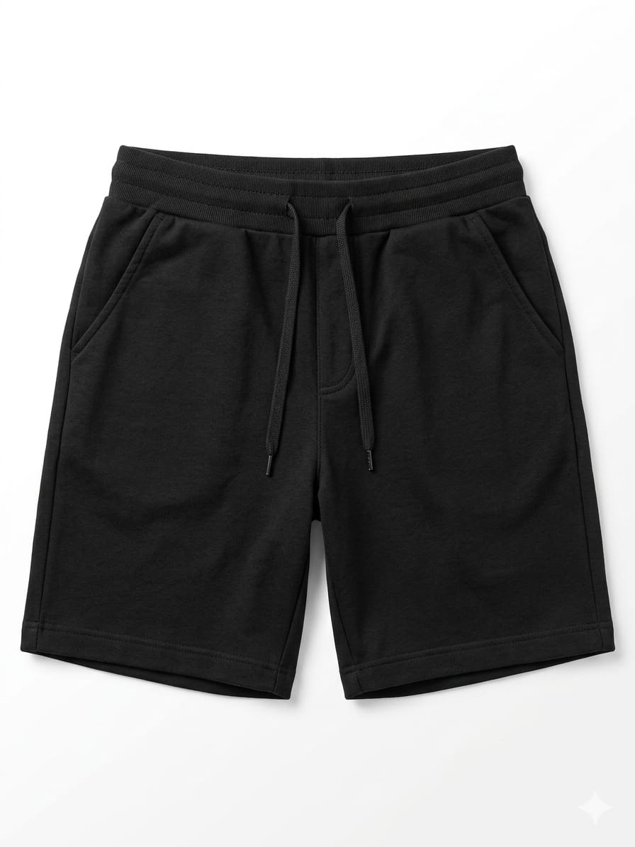 Bermuda Moletom D.ORIGAN® Essencial Preto