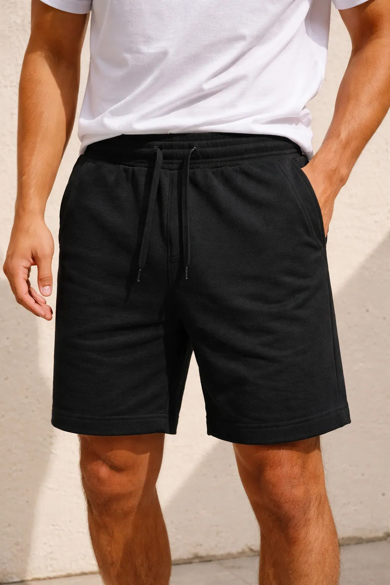 Bermuda Moletom D.ORIGAN® Essencial Preto