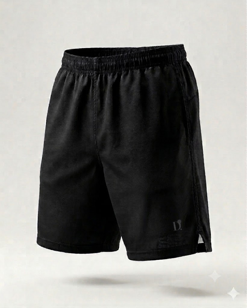 Shorts Tactel Unissex D.ORIGAN® – Preto