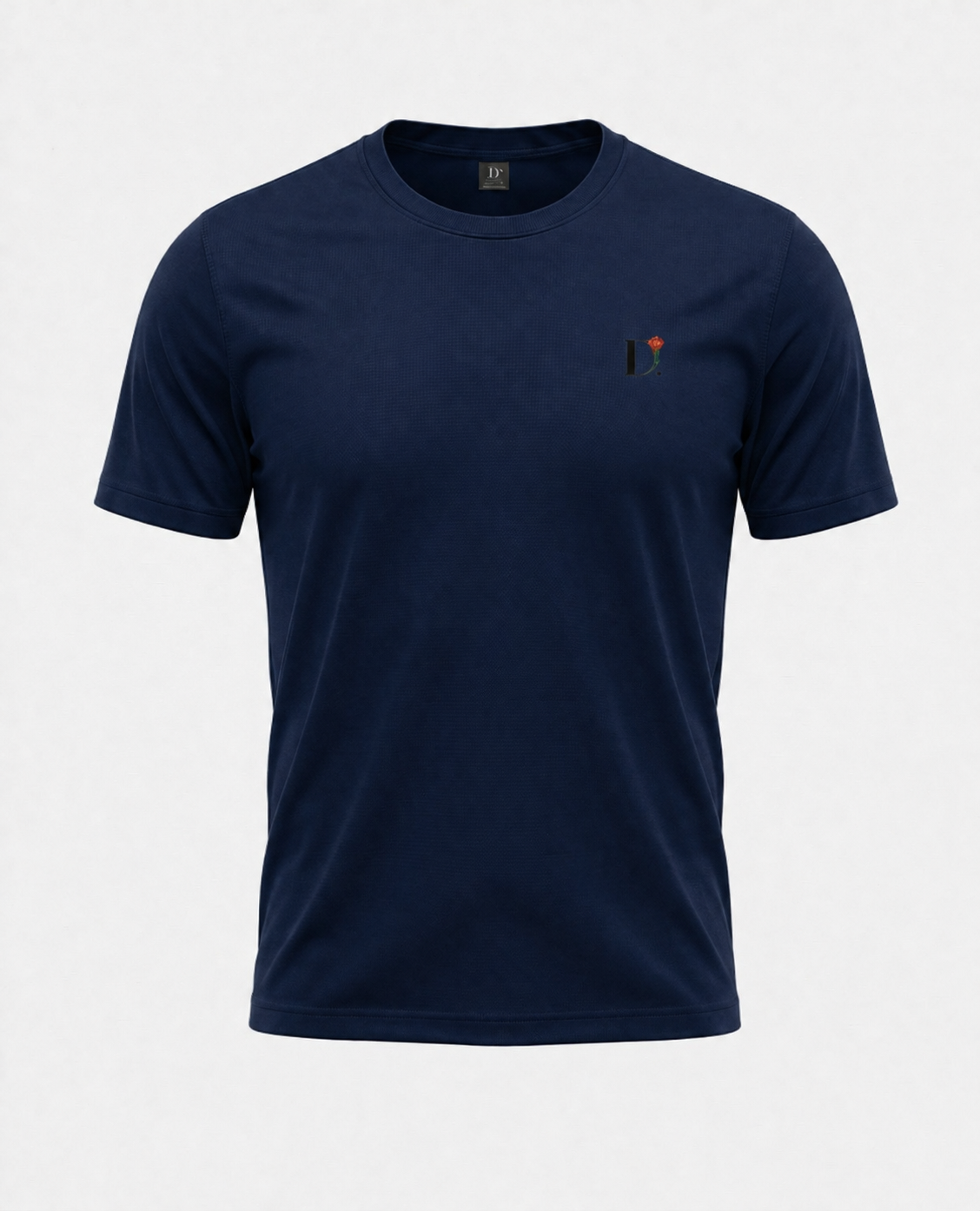 Camiseta Dry Fit Manga Curta Azul Marinho D.ORIGAN