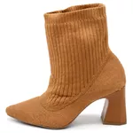 Bota Cano Baixo Salto Grosso Meia 184000