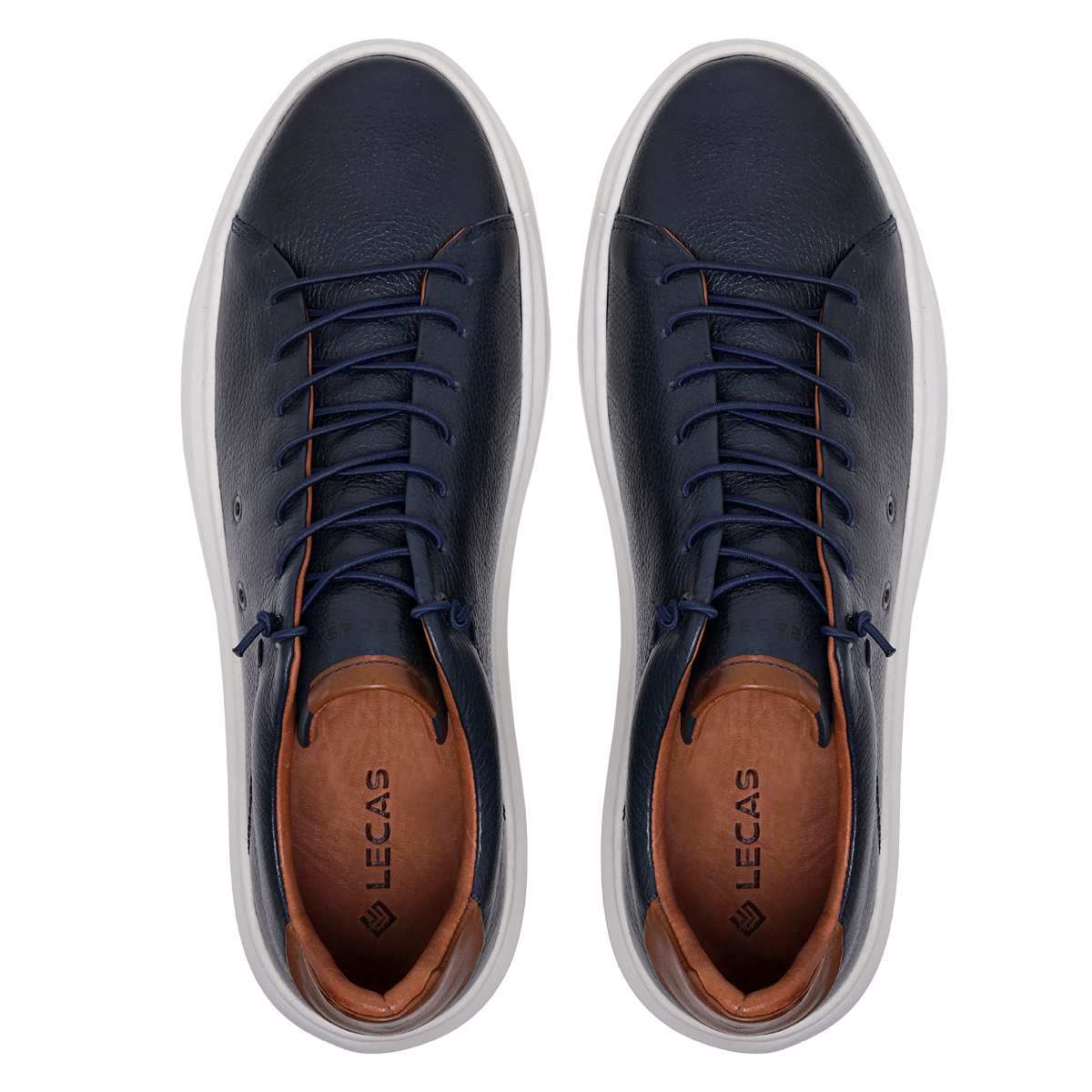 Tenis Floter Azul Marinho-Caramelo