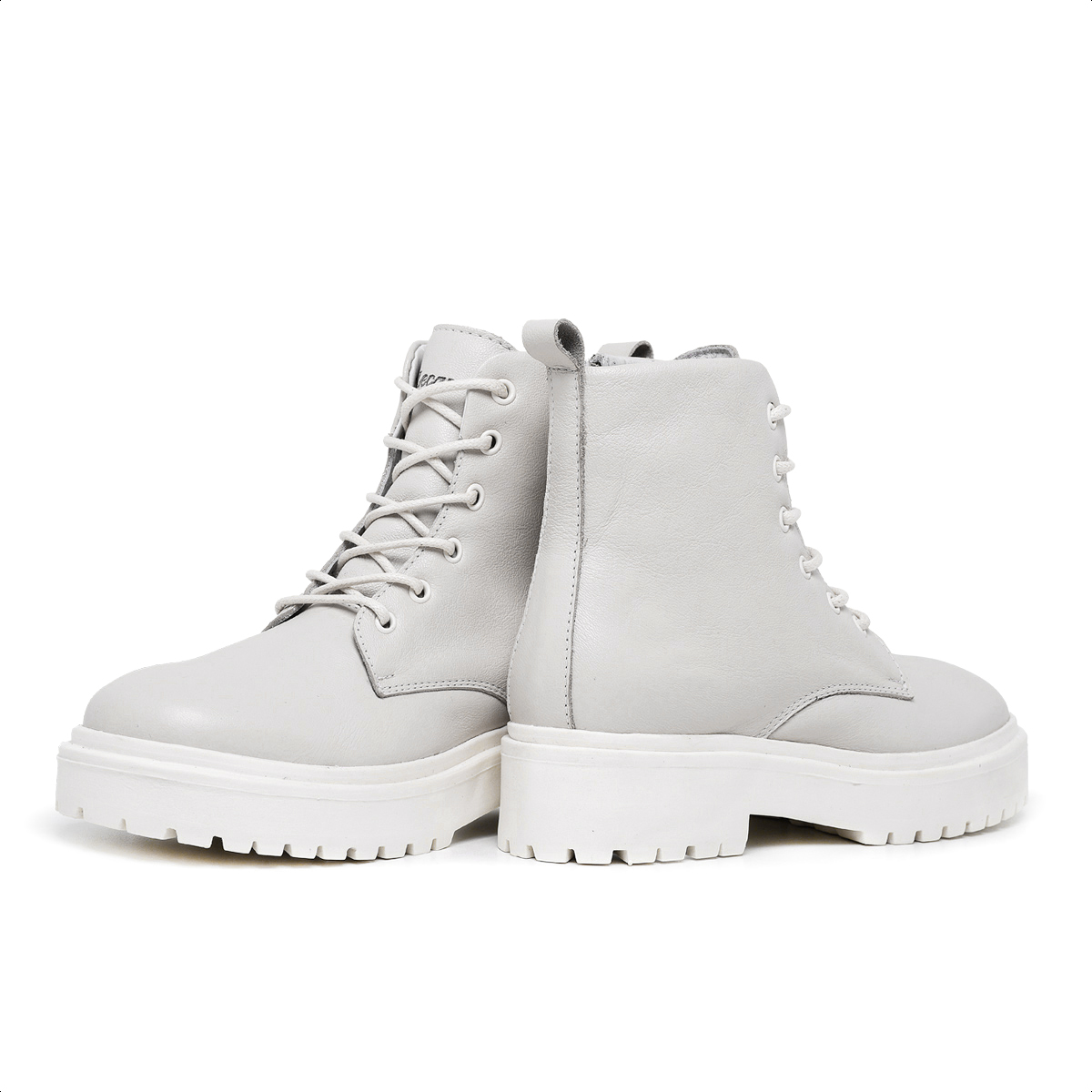 Bota Feminina Floter Off White