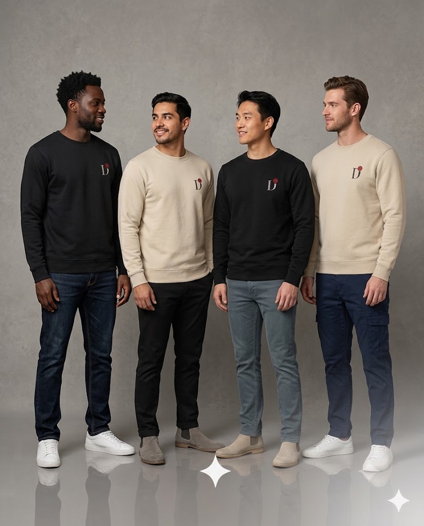 Kit 2 Moletons Premium – Off-White & Preto Absoluto