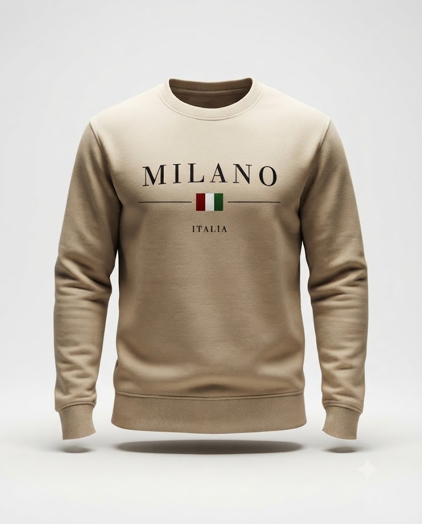 Moletom Careca Essential OFF White Milano Italy