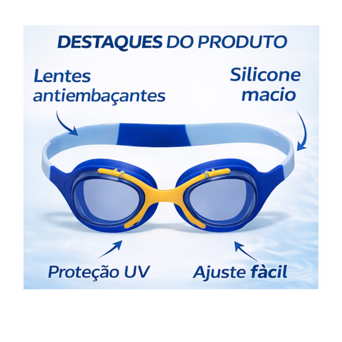 Óculos de Natação Infantil Nabaiji Decathlon