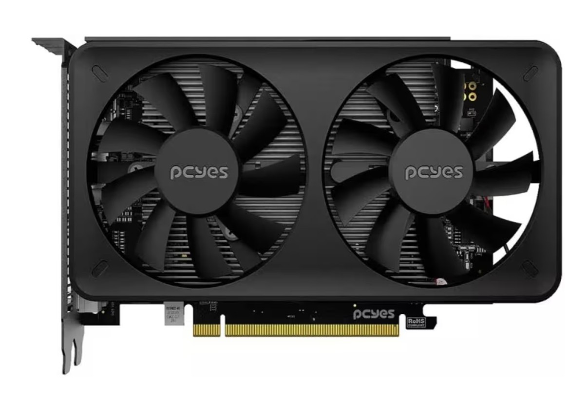 PCYES RX 550 4GB GDDR5 Dual-Fan 128 Bits