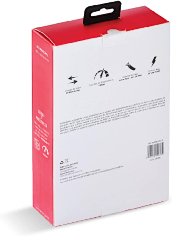 CABO PARA HD EXTERNO USB A 3.0 MACHO PARA MICRO USB B 3.0 (10 PINOS) MACHO 28AWG PURO COBRE 5 METROS - PUAMCM3-5, PCYES
