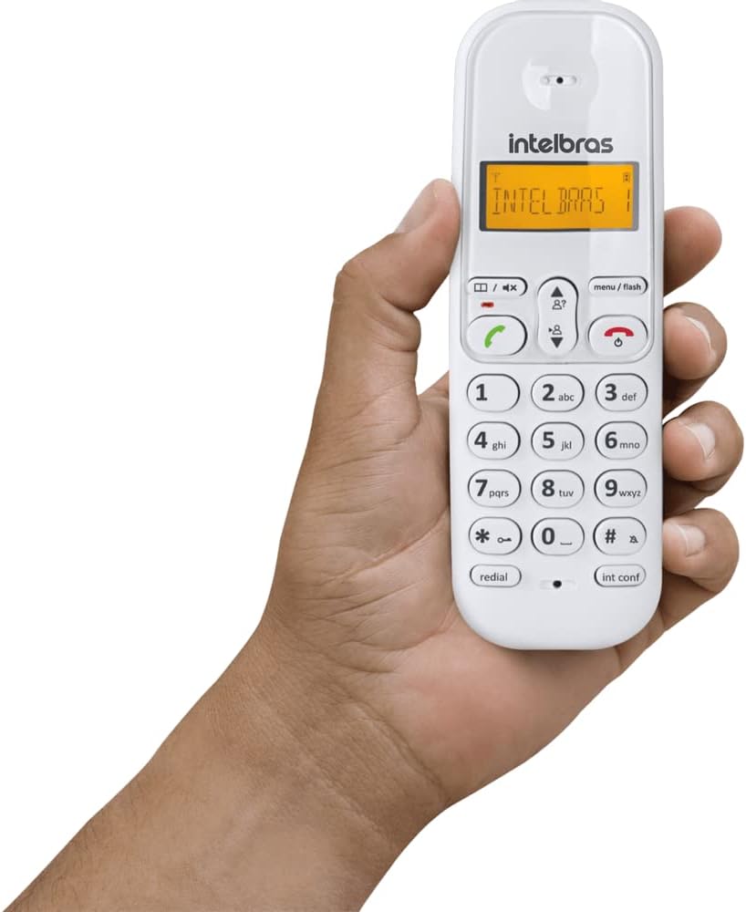 Telefone Sem Fio Digital TS 3110 Branco Intelbras
