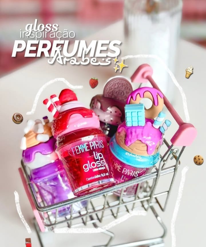 Lip Gloss Sobremesa Inspiração Perfumes Árabes 8,5ml – Femme Paris