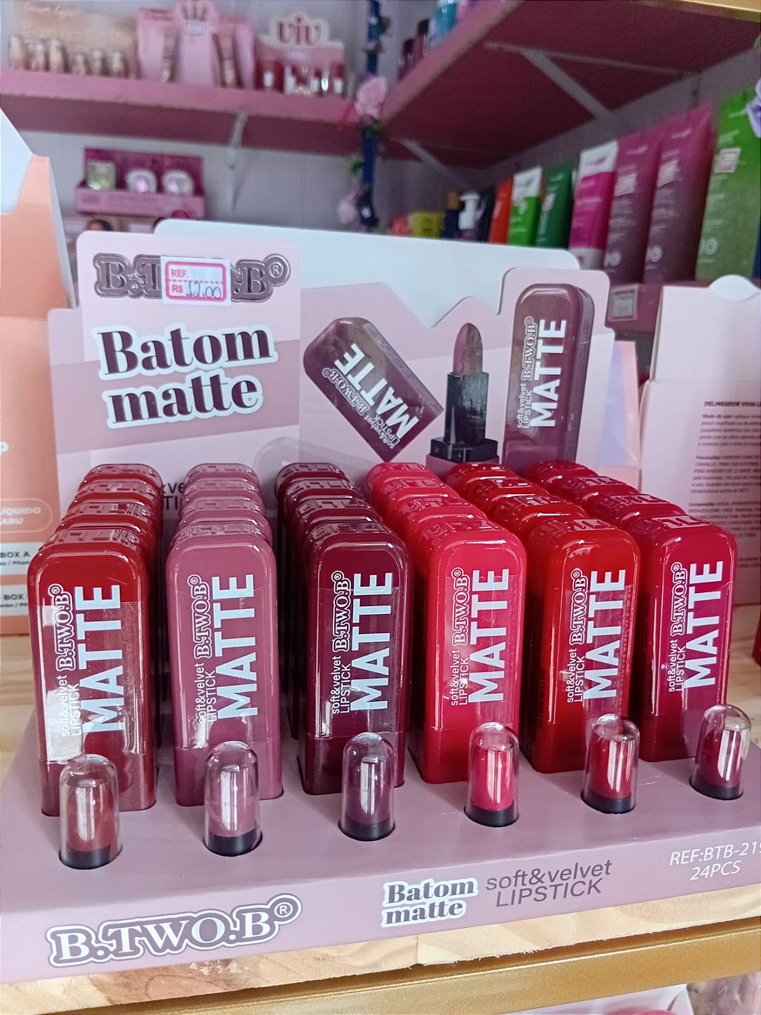 Batom Matte Soft & Velvet – B.TWO.B