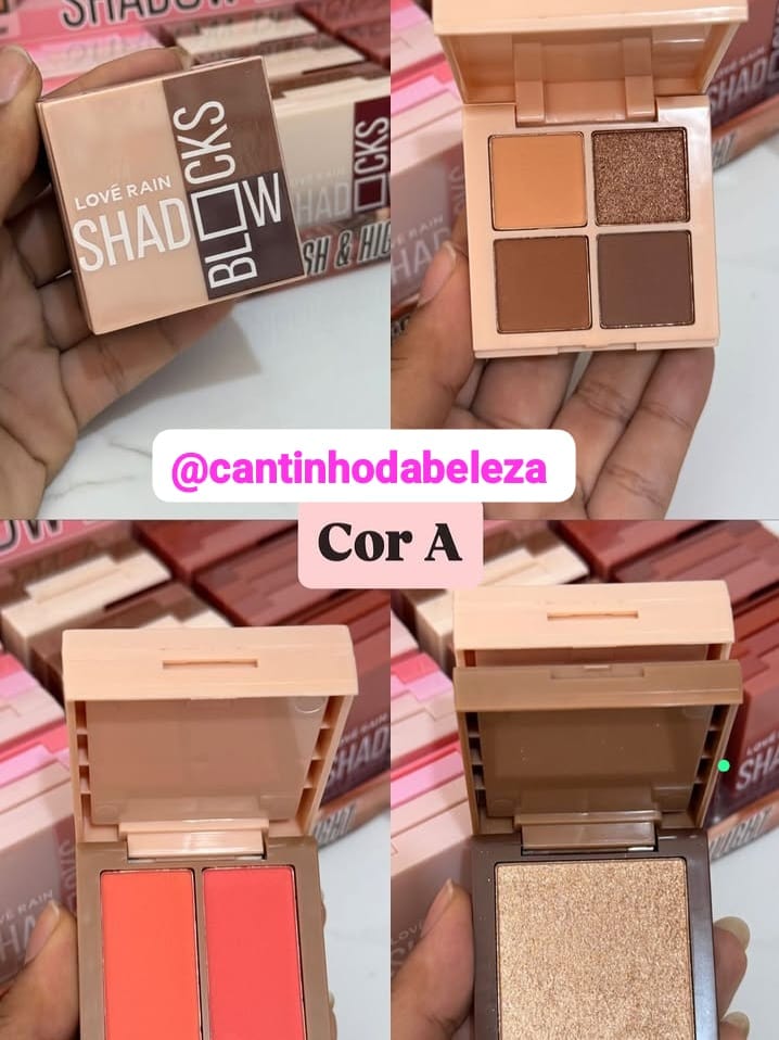 Paleta Multifuncional 3 em 1 Shadow Blocks