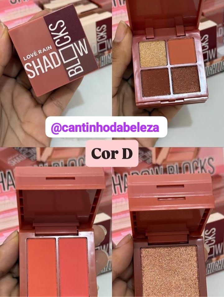 Paleta Multifuncional 3 em 1 Shadow Blocks