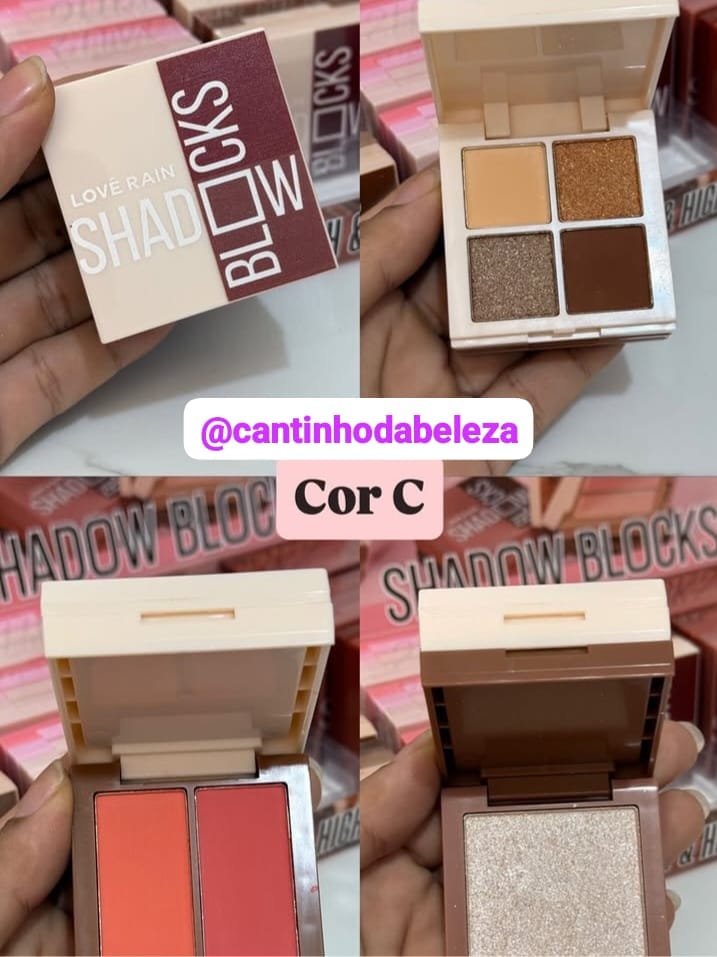 Paleta Multifuncional 3 em 1 Shadow Blocks