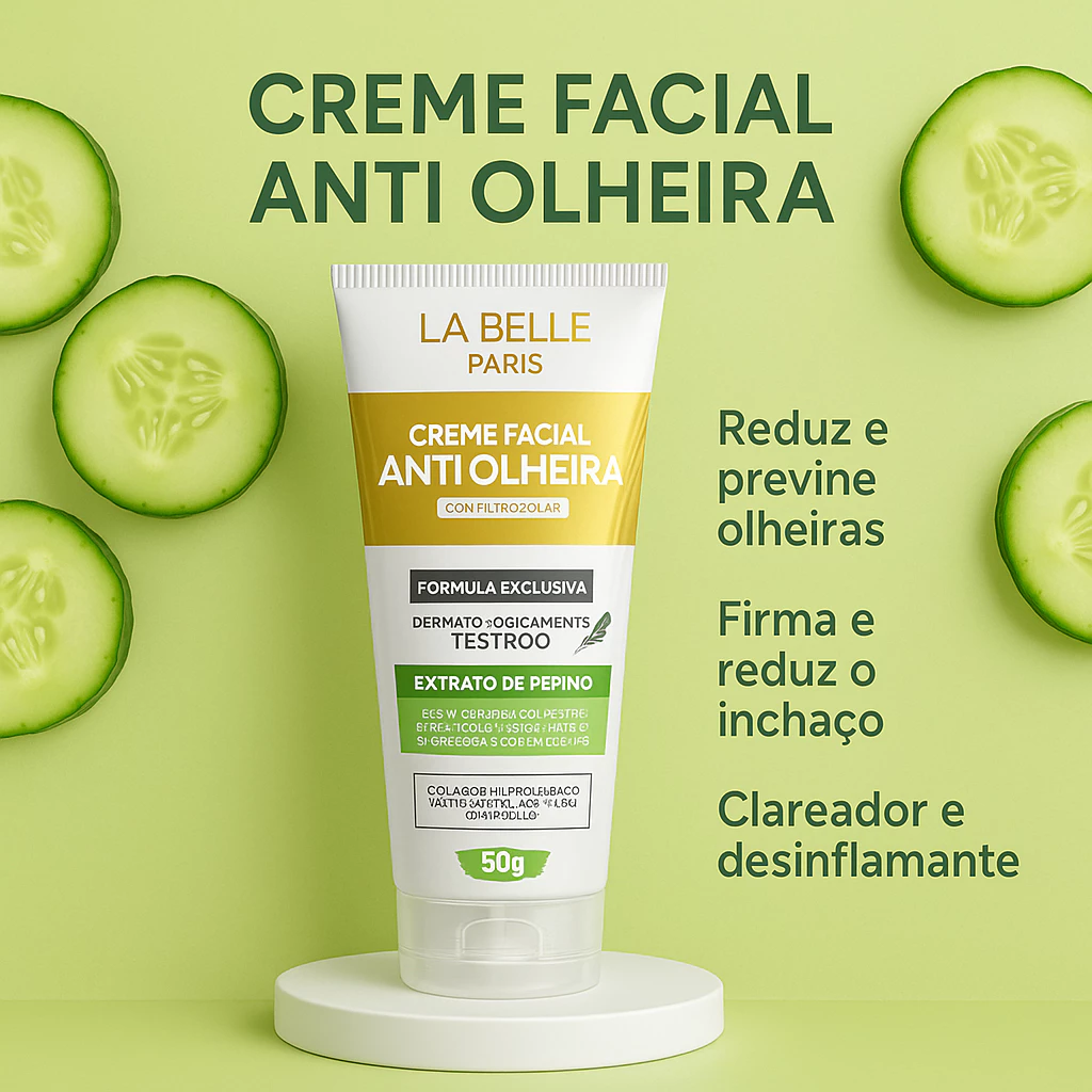 Creme Facial com Filtro Solar 50g – La Belle Paris