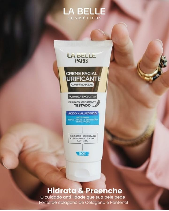 Creme Facial com Filtro Solar 50g – La Belle Paris