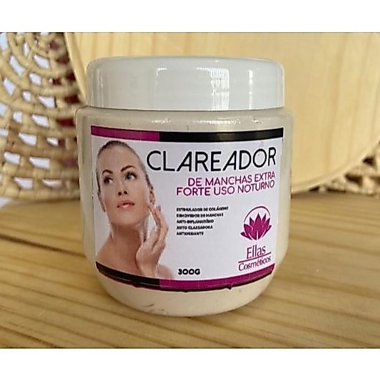 Creme Clareador de Manchas Extra Forte Uso Noturno 300g