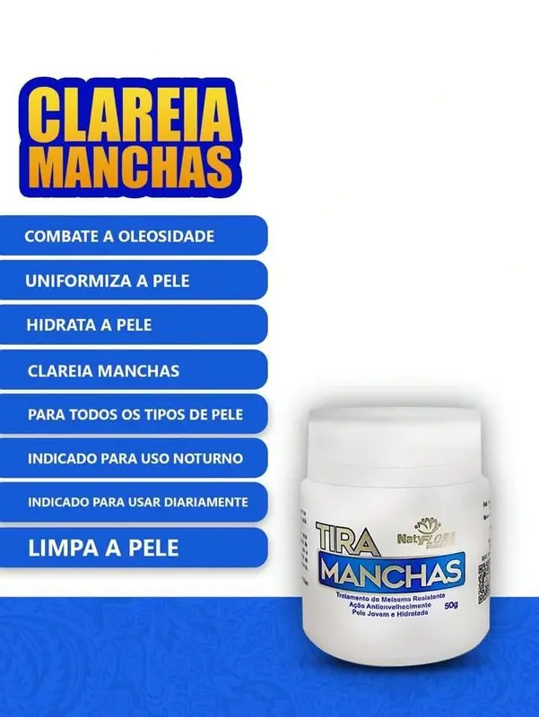 Creme Tira Manchas Facial 50g – NatyFlora