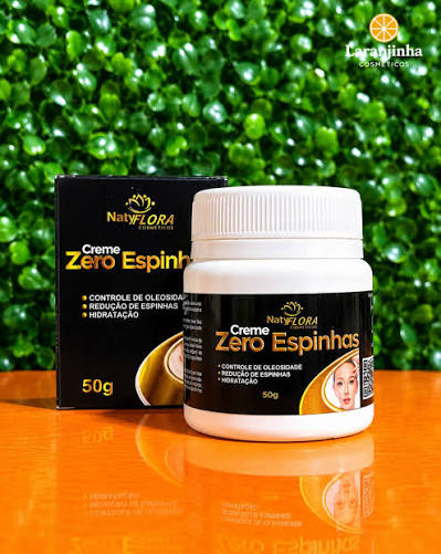 Creme Facial Zero Espinhas 50g – NatyFlora Cosméticos