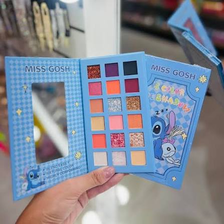 Paleta de Sombras Stitch (20 Cores) – Alta Pigmentação e Espelho Integrado