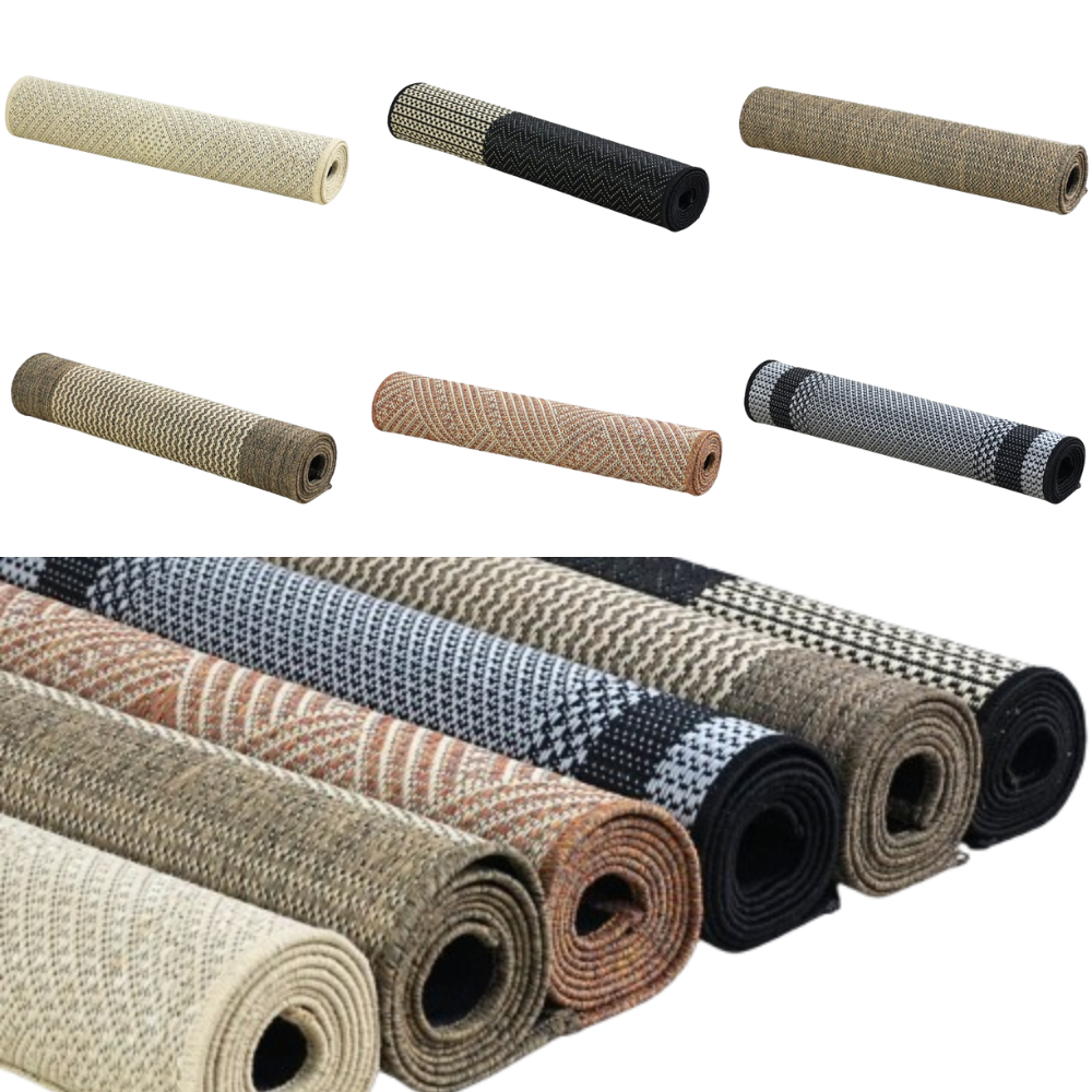 Tapete Passadeira Sisal Lancer 100x66cm Antiderrapente