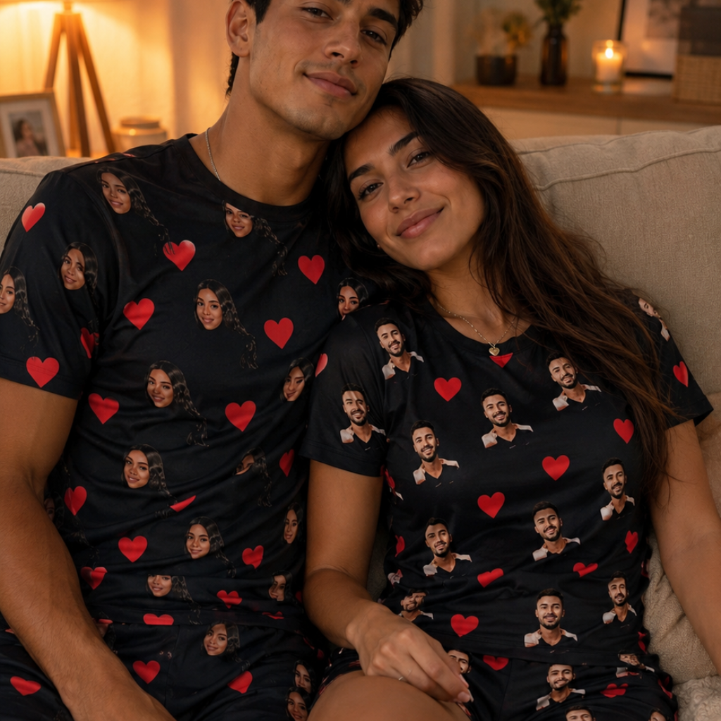 Pijama Feminino Unissex Personalizado Casal Conjunto Dry Fit