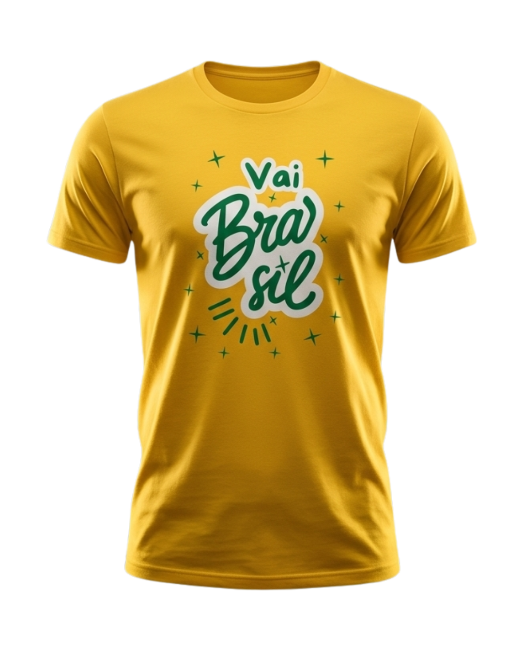 CAMISETA AMARELA VAI BRASIL