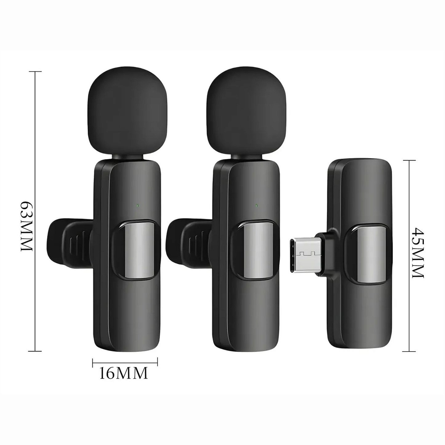 microfone duplo para celular