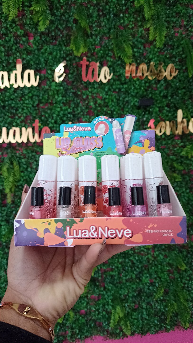 Lip Gloss Shinner Lua e Neve