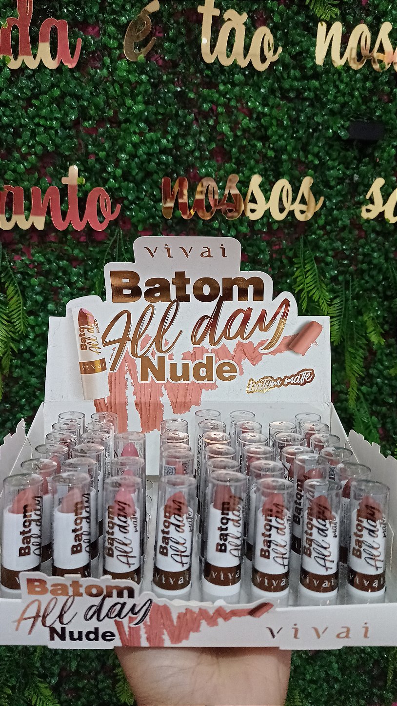 Batom Matte All day Nudes Vivai