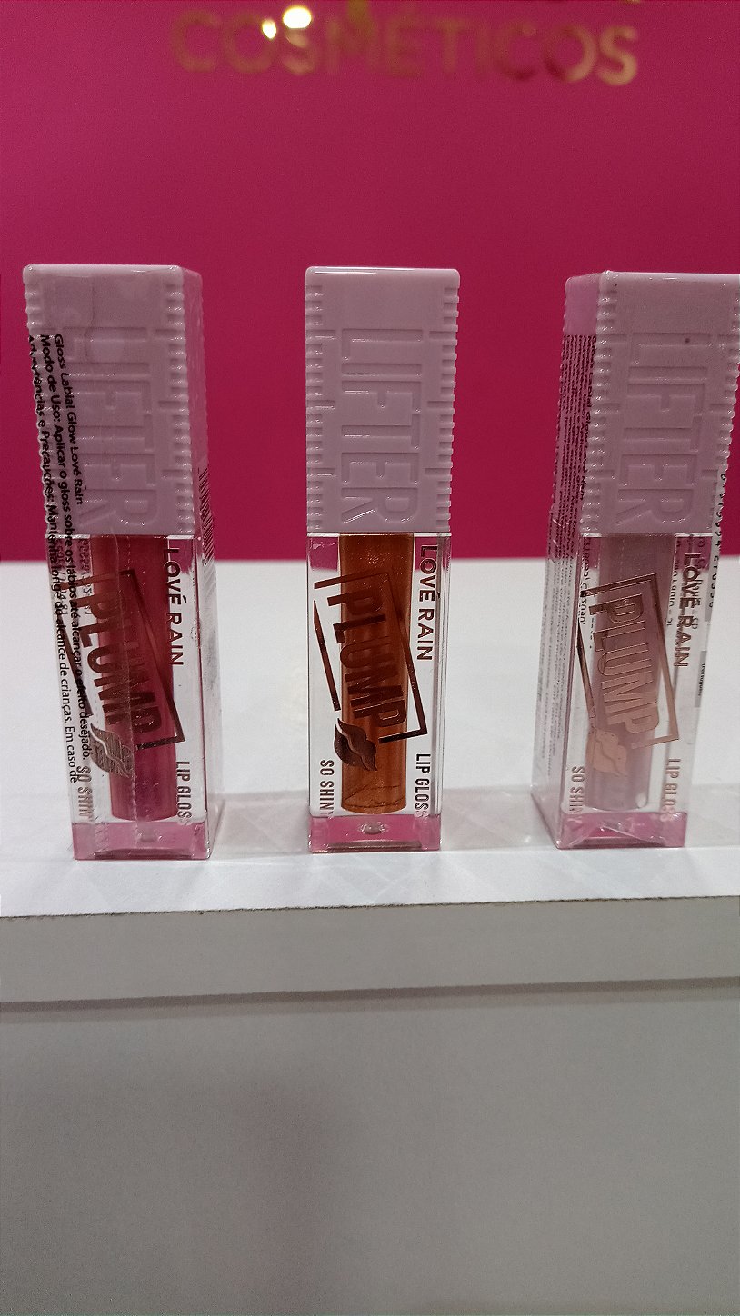 Lip Gloss Plump Love Rain Brilho Labial