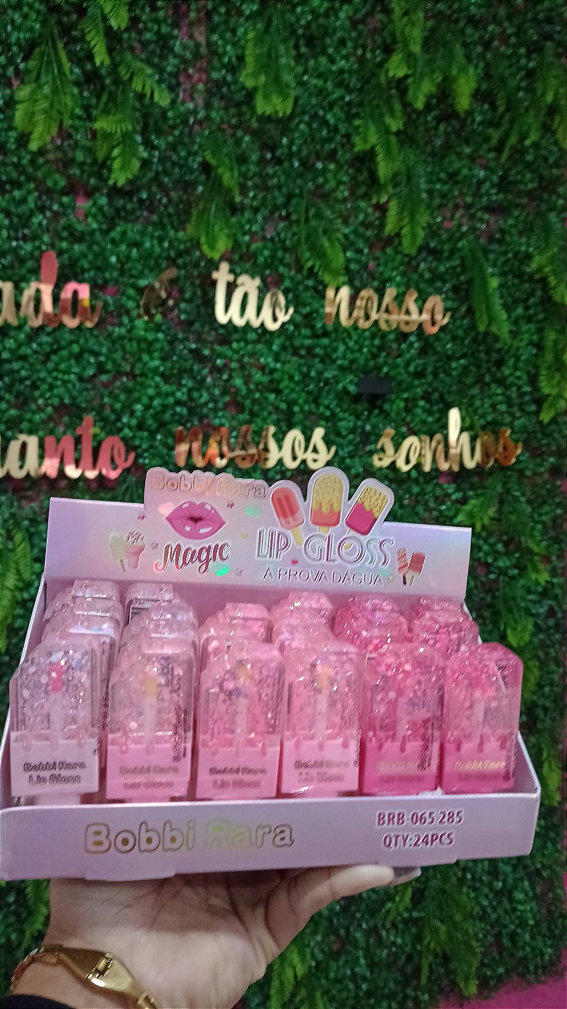 Lip Gloss Magic Picolé Bobbi Rara à Prova d'Água